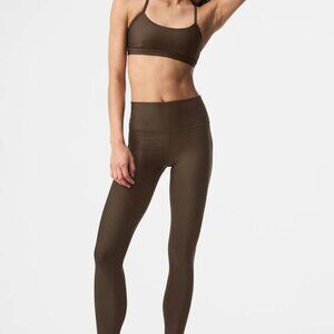 ALO Yoga 7/8 High-Waist Airlift Legging - Espresso
